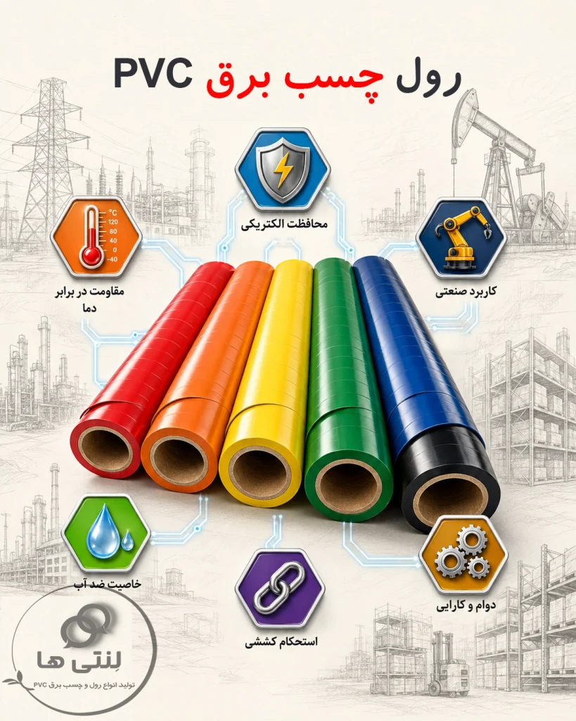 رول چسب برق